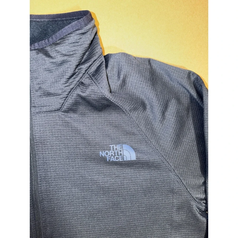 THE NORTH FACE Men's Sweatshirt Quarter Zip Navy Blue Long Sleeve Size L